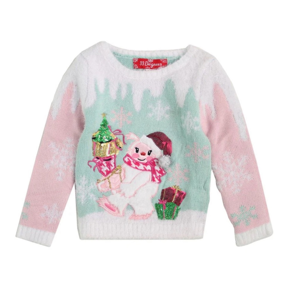 33 Degrees Holiday Yeti sweater